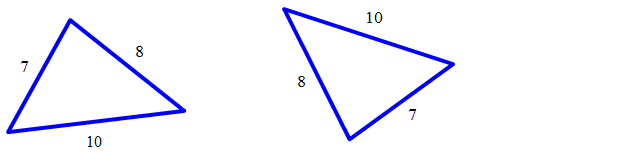 Przykład z przystającymi trójkątami - cecha bbb
